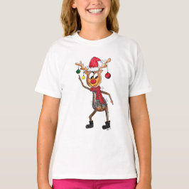 Camiseta Deer de Navidades de danza caprichoso
