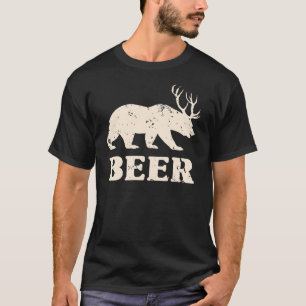 Camiseta Deer de oso ventilado=edición limitada de cerveza