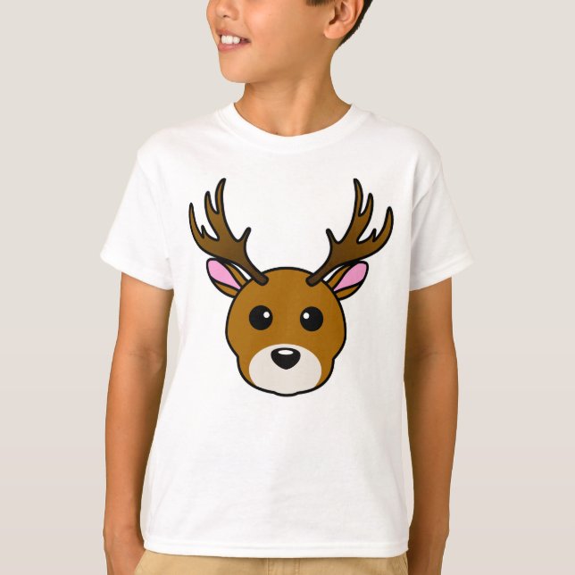 Camiseta Deer de Personalizado lindo (Anverso)