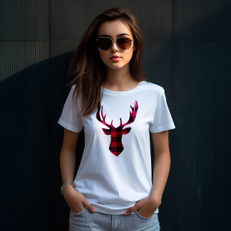 Camiseta Deer de relleno de búfalo