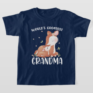 Camiseta Deer Doe y la abuela más grande del mundo