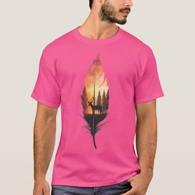 Camiseta Deer en pluma activa (Anverso)
