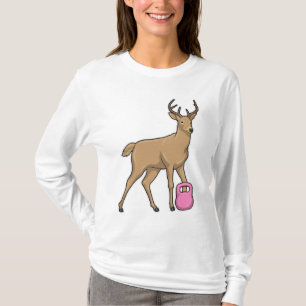 Camiseta Deer Fitness Dumbbell