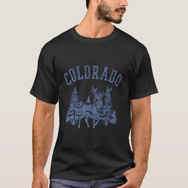 Camiseta Deer Gray Colorado (Anverso)
