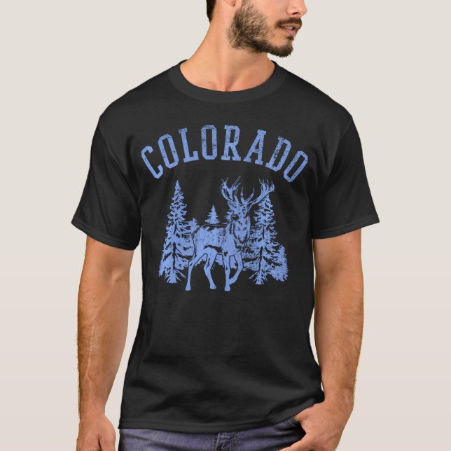 Camiseta Deer Gray Colorado Swea (Anverso)