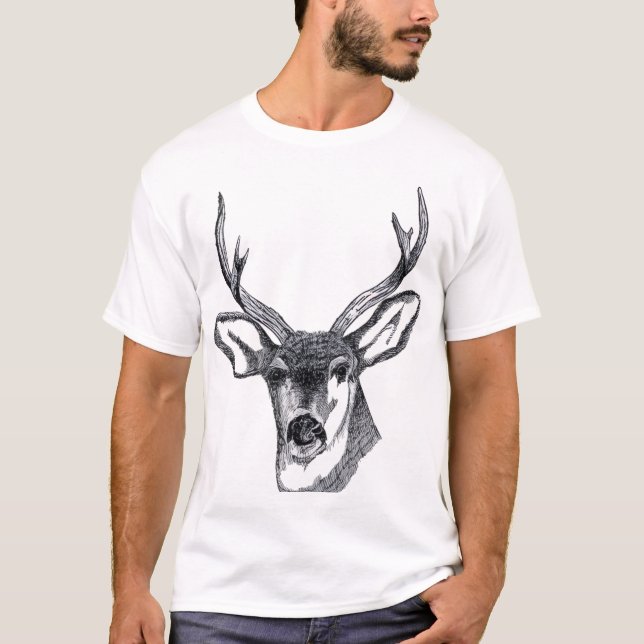 Camiseta Deer Head (Anverso)