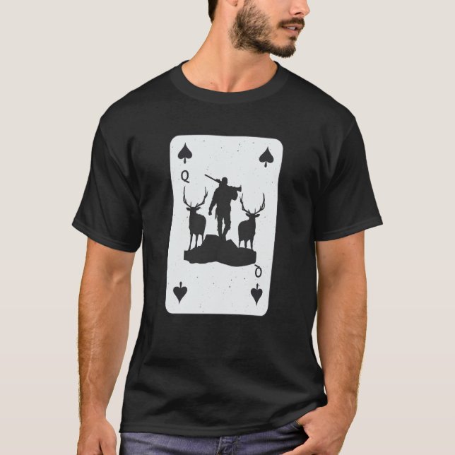 Camiseta Deer Hunter Deer Stuts Print Reindeer Catching Dee (Anverso)