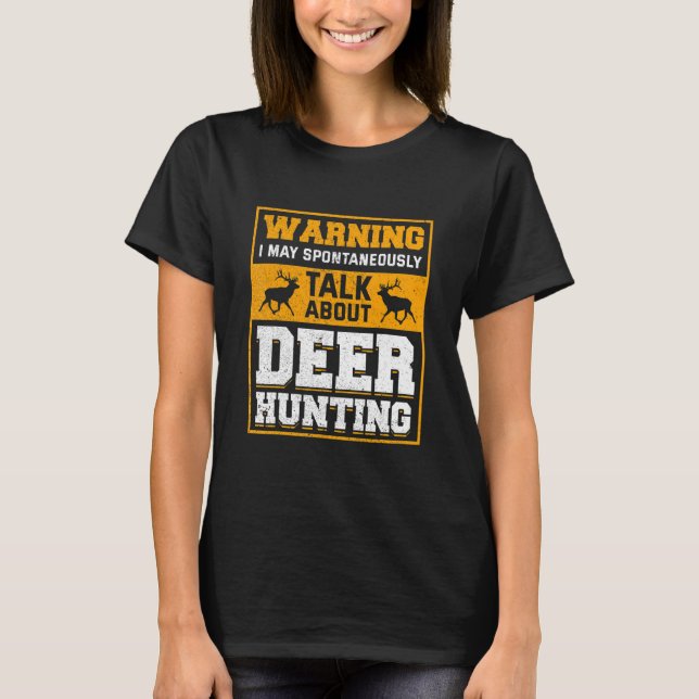 Camiseta Deer Hunter Hunter Season Huntsman (Anverso)
