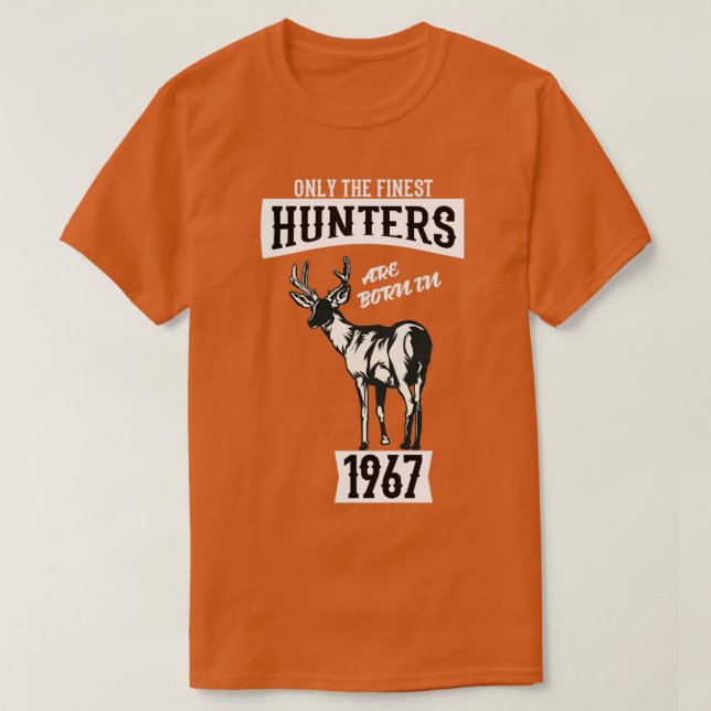 Camiseta Deer Hunter Hunting 53th Birthday Gift (Diseño del anverso)
