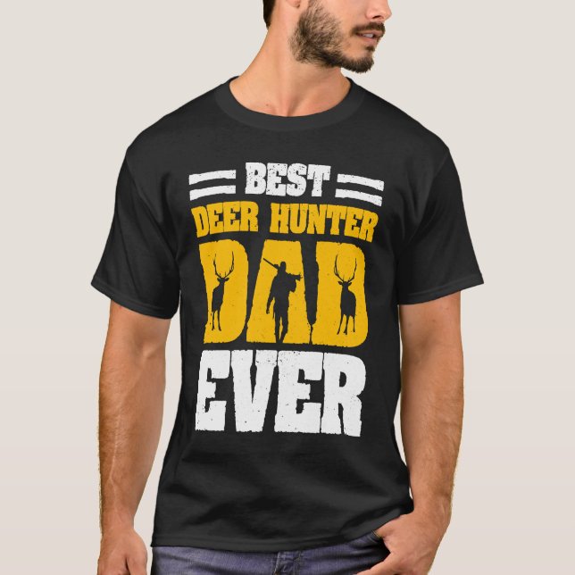 Camiseta Deer Hunter Hunting Season Father Huntsman Dad  4 (Anverso)