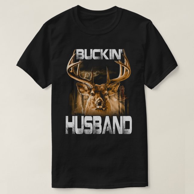 Camiseta Deer Hunter, marido de Buckin (Diseño del anverso)