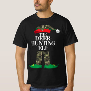 Camiseta Deer Hunting Elf Matching Group Family Elf Christm