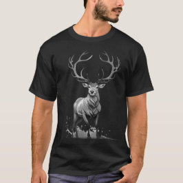 Camiseta Deer majestuoso