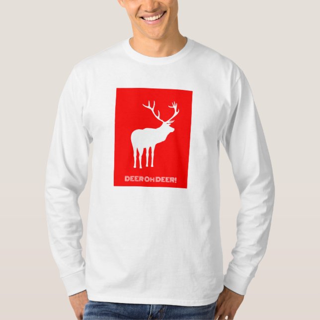 Camiseta Deer oh Deer, camiseta, manga larga (Anverso)