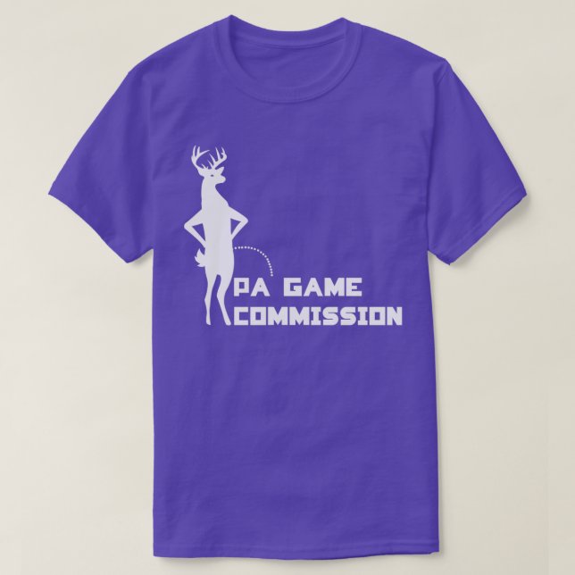 Camiseta Deer orinando en la comisión de juegos de la AP (Diseño del anverso)