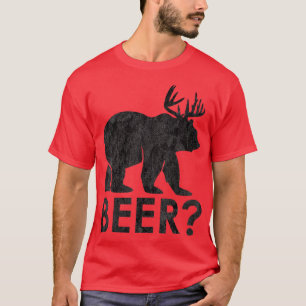 Camiseta Deer Plus Bear es igual a Beer Funny Vintage