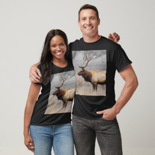 Camiseta Deer Stag Animals Wildlife Nature Buck