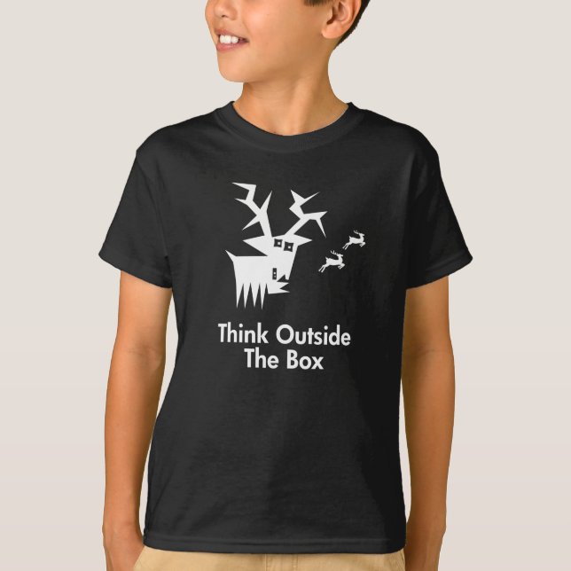 Camiseta Deer Think Outside the Box (Anverso)