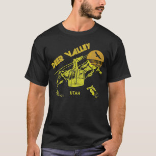 Camiseta Deer Valley Utah Retro Skiing