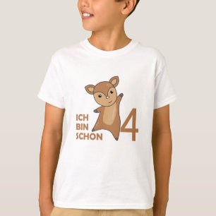 Camiseta Deer Ya estoy en el cuarto cumpleaños de Sweet Faw