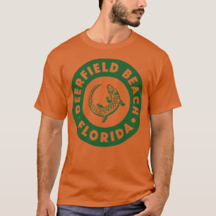 Camiseta Deerfield Beach Florida Circle Green