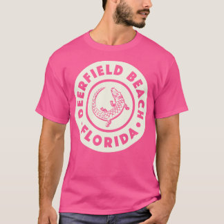 Camiseta Deerfield Beach Florida Circle Tan