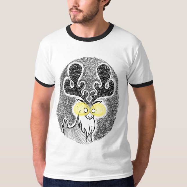 Camiseta deerlights (luz) (Anverso)