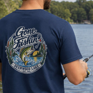 Camiseta Deerwood Lake Se Fue a Pescar Vida en el Lago