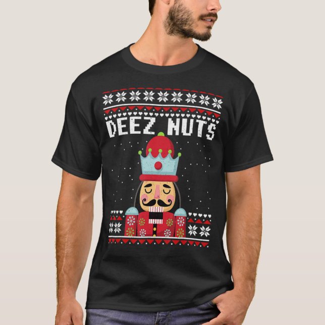 Camiseta Deez Nueces Navidades feos sudan navidades de los  (Anverso)