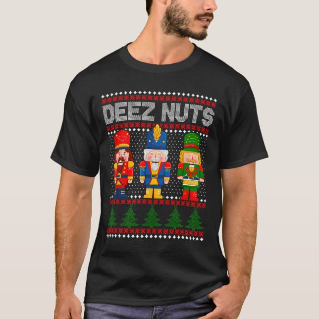Camiseta Deez Nutcracker Navidades feos (Anverso)