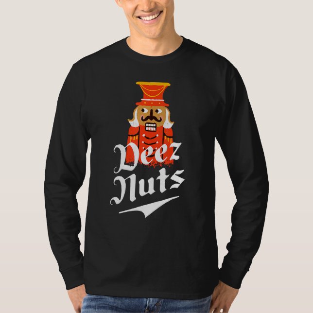 Camiseta Deez Nutcracker Nu Men & Women Divertidas Navidade (Anverso)