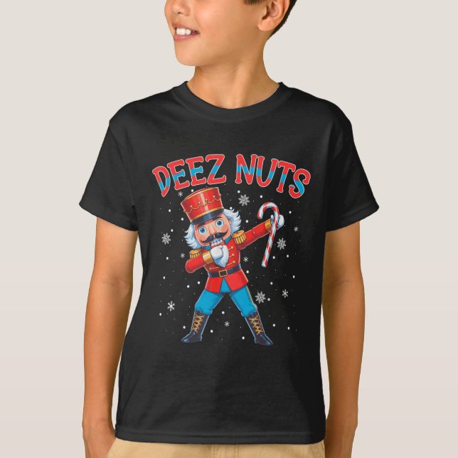 Camiseta Deez Nutcracker Nut Funny Navidades navideños (Anverso)
