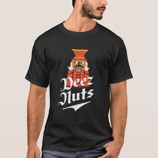 Camiseta Deez Nutcracker Nut Funny Xmas Pajama (Anverso)