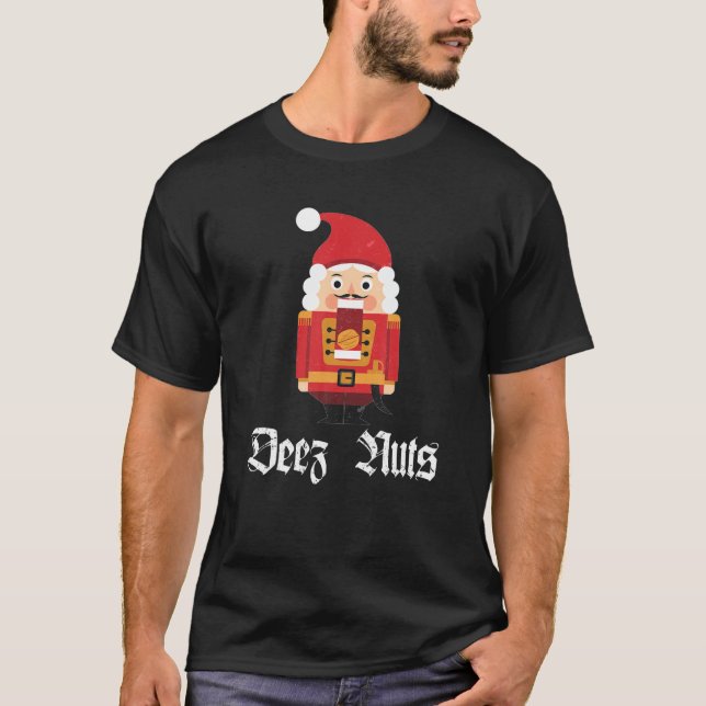 Camiseta Deez Nutcracker Soldier - Funny Navidades Mem (Anverso)