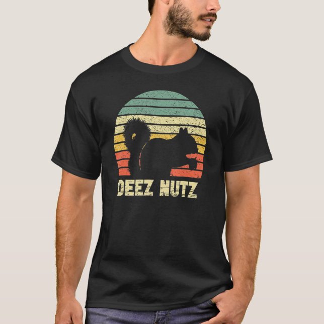 Camiseta Deez Nutcracker Squirrel Deez Nutz Deezs Nut (Anverso)