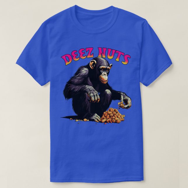 Camiseta Deez Nuts Chimpanzee (Diseño del anverso)