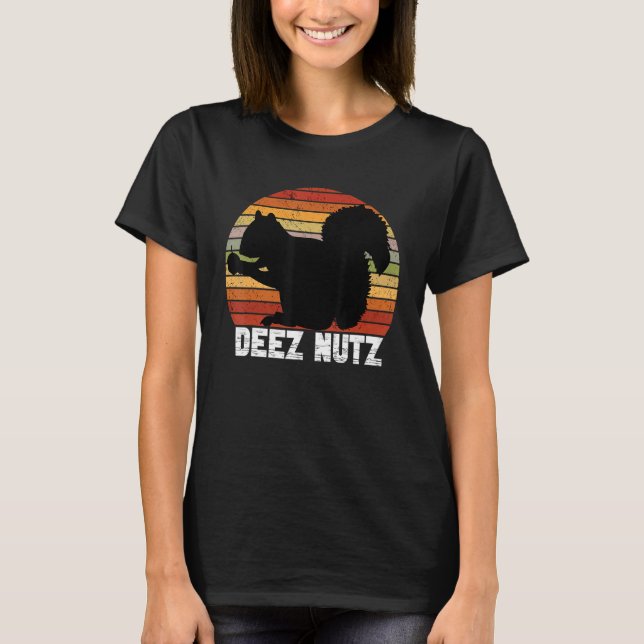 Camiseta Deez Nutz Nutcracker Squirrel Gopher Chipmunk Dees (Anverso)