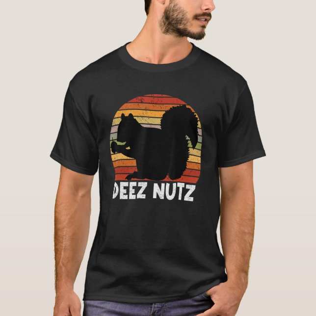 Camiseta Deez Nutz Nutcracker Squirrel Gopher Chipmunk Dees (Anverso)