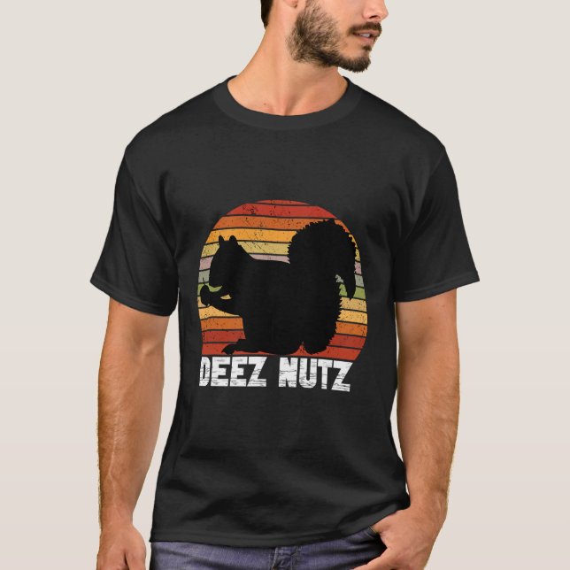 Camiseta Deez Nutz Nutcracker Squirrel Gopher Chipmunk Dees (Anverso)
