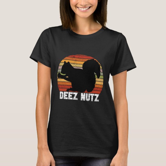 Camiseta Deez Nutz Nutcracker Squirrel Gopher Chipmunk Dees (Anverso)