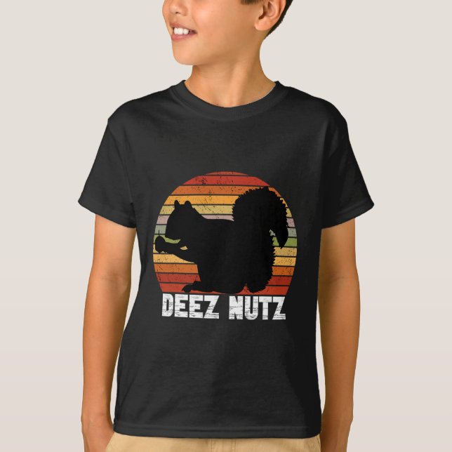 Camiseta Deez Nutz Nutcracker Squirrel Gopher Chipmunk Dees (Anverso)