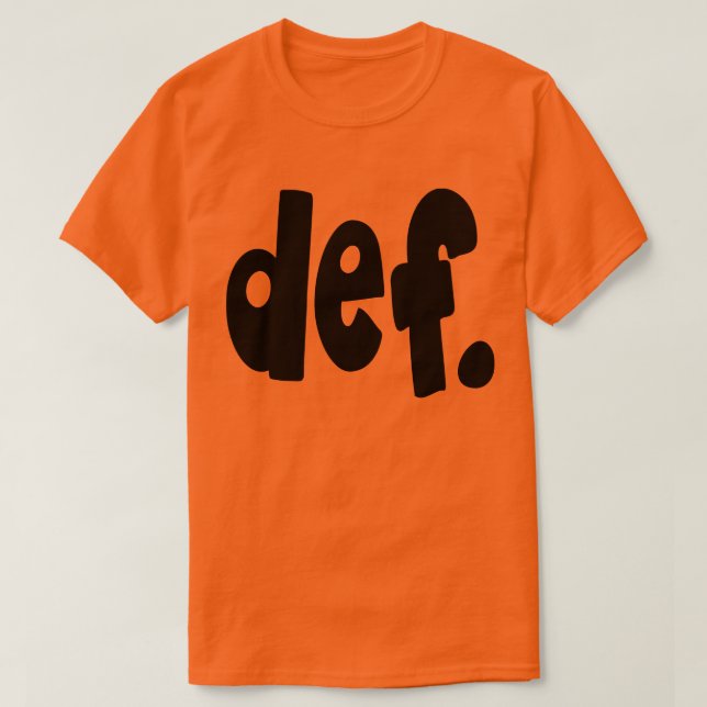 Camiseta def. (Diseño del anverso)