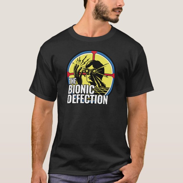 Camiseta Defección biónica Tee de hombre eléctrico - Negro  (Anverso)