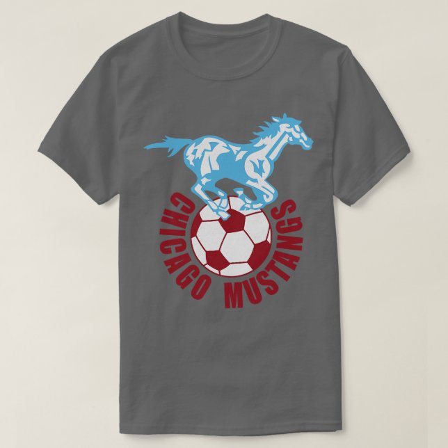 Camiseta Defecto Chicago Mustangs NASL 1967 (Diseño del anverso)