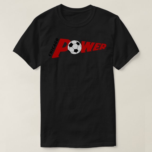 Camiseta Defecto Chicago Power NPSL 1990 (Diseño del anverso)