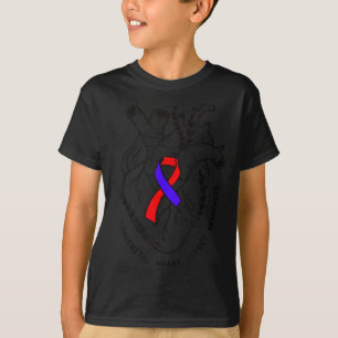 Camiseta Defectos cardíacos congénitos Conciencia Defecto c