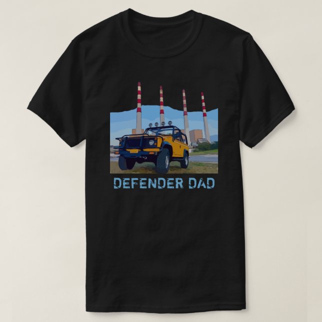 Camiseta DEFENDER DAD T-Shirt (Diseño del anverso)