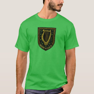 Camiseta Defender el diseño "Luck Irish Harp Shield"