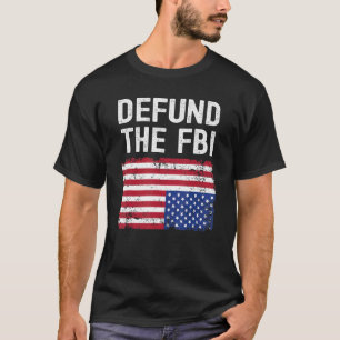Camiseta Defender la Bandera Estadounidense del FBI
