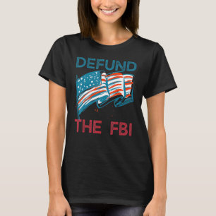Camiseta Defender la Bandera Estadounidense del FBI